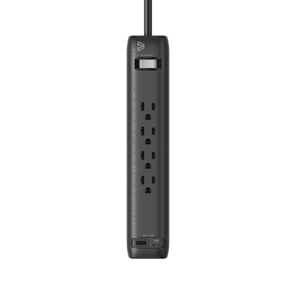 4-Outlet Surge Protector + USB charging