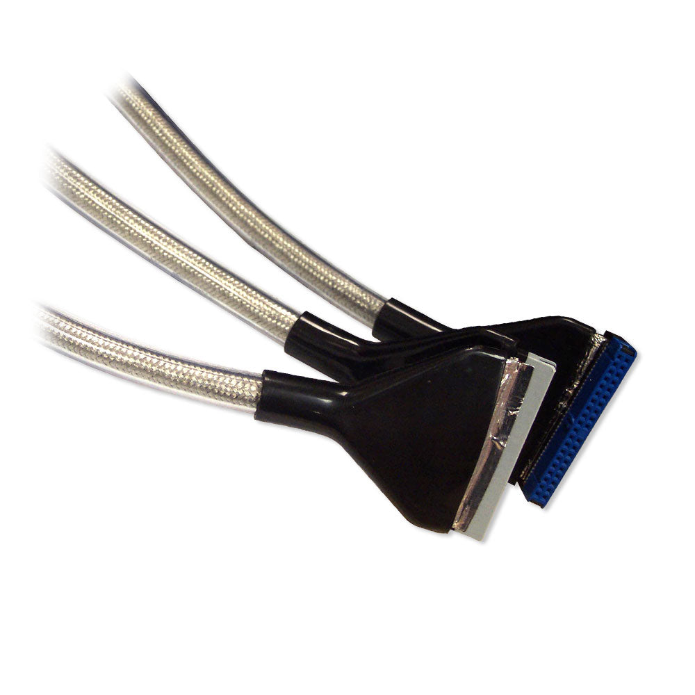 Câbles tressés arrondis ATA133 - BK, 2 pieds