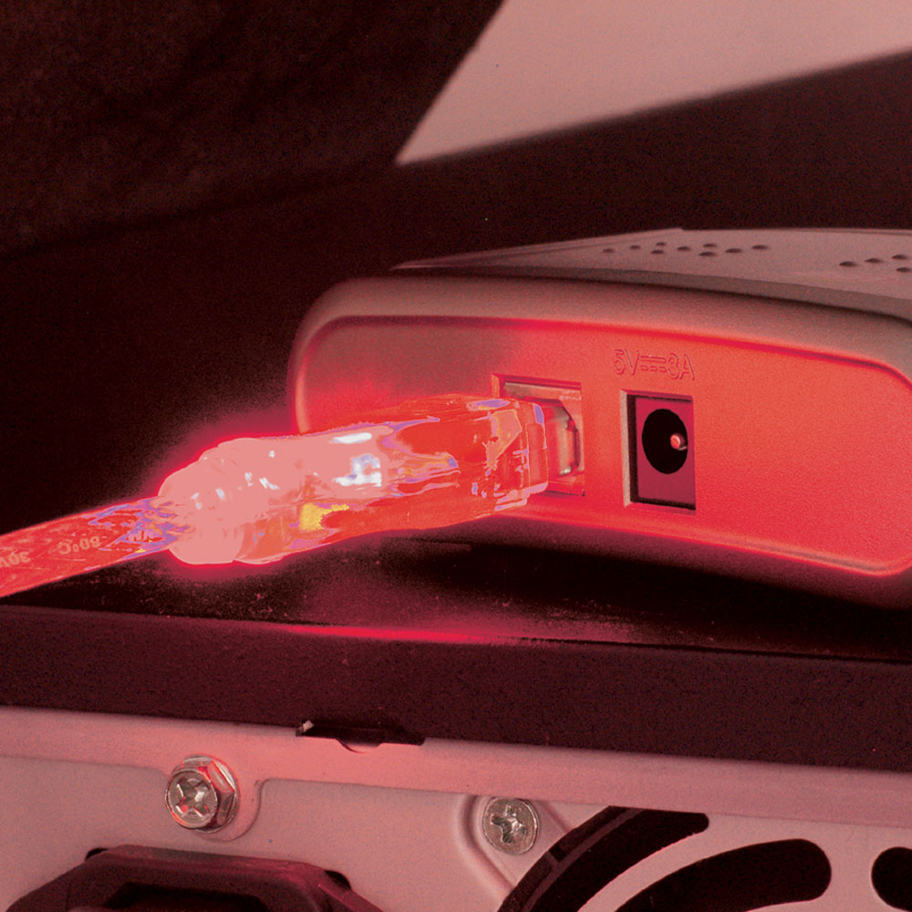 Câble LED USB 2.0 AB M/M - RD, 15 pieds