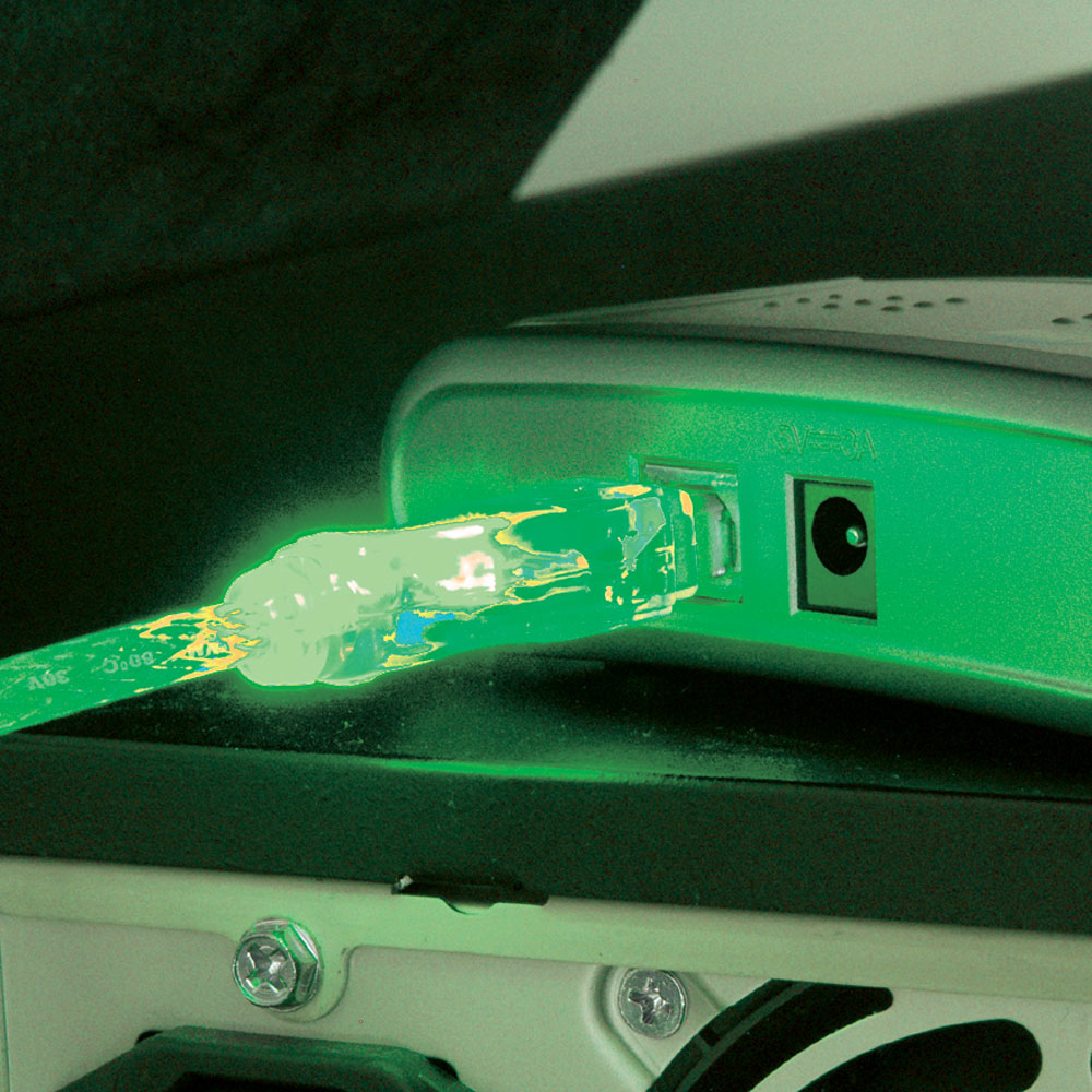 Câble LED USB 2.0 AB M/M - GR, 6 pieds