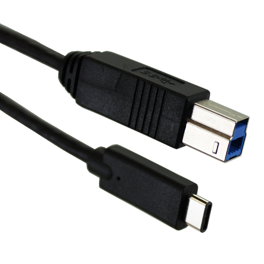 USB 3.0 C mâle vers B mâle, 3 pieds