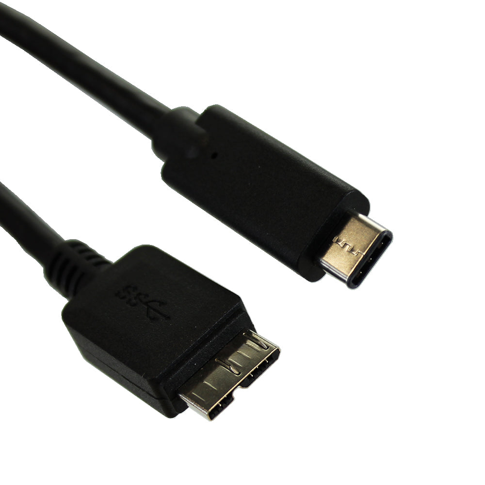 USB 3.0 C mâle vers Micro B mâle, 3 pieds