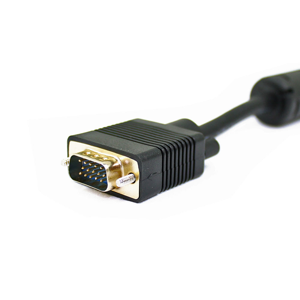 Câble VGA Ferrite Premium True 15 broches MM, 1,8 m