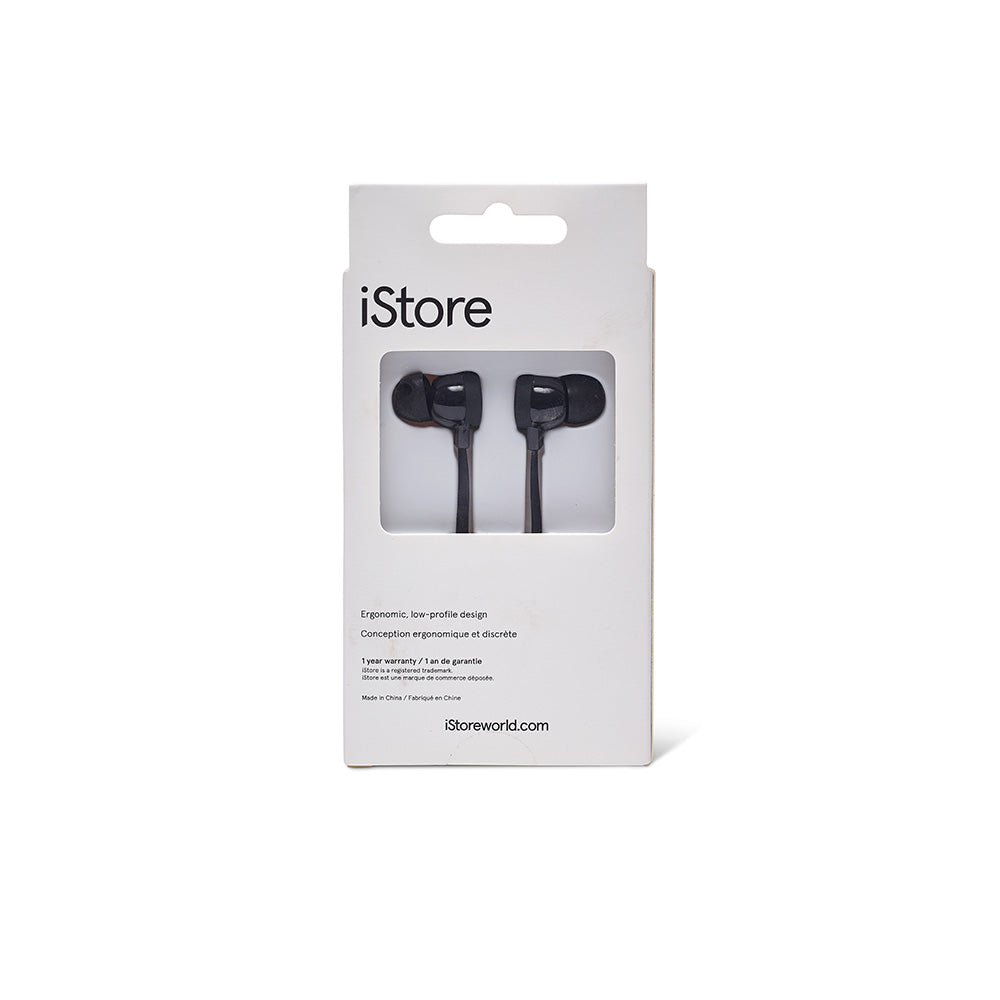 Comfort Fit Earbuds, Matte Black