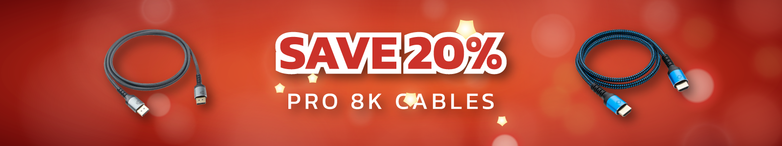 BOXING WEEK: 20% OFF Blue Diamond PRO 8K Cables [MOV: $500]