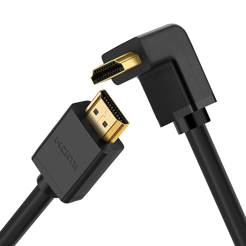 HDMI Male To Male Right Angle 90 Degree Cable 2M