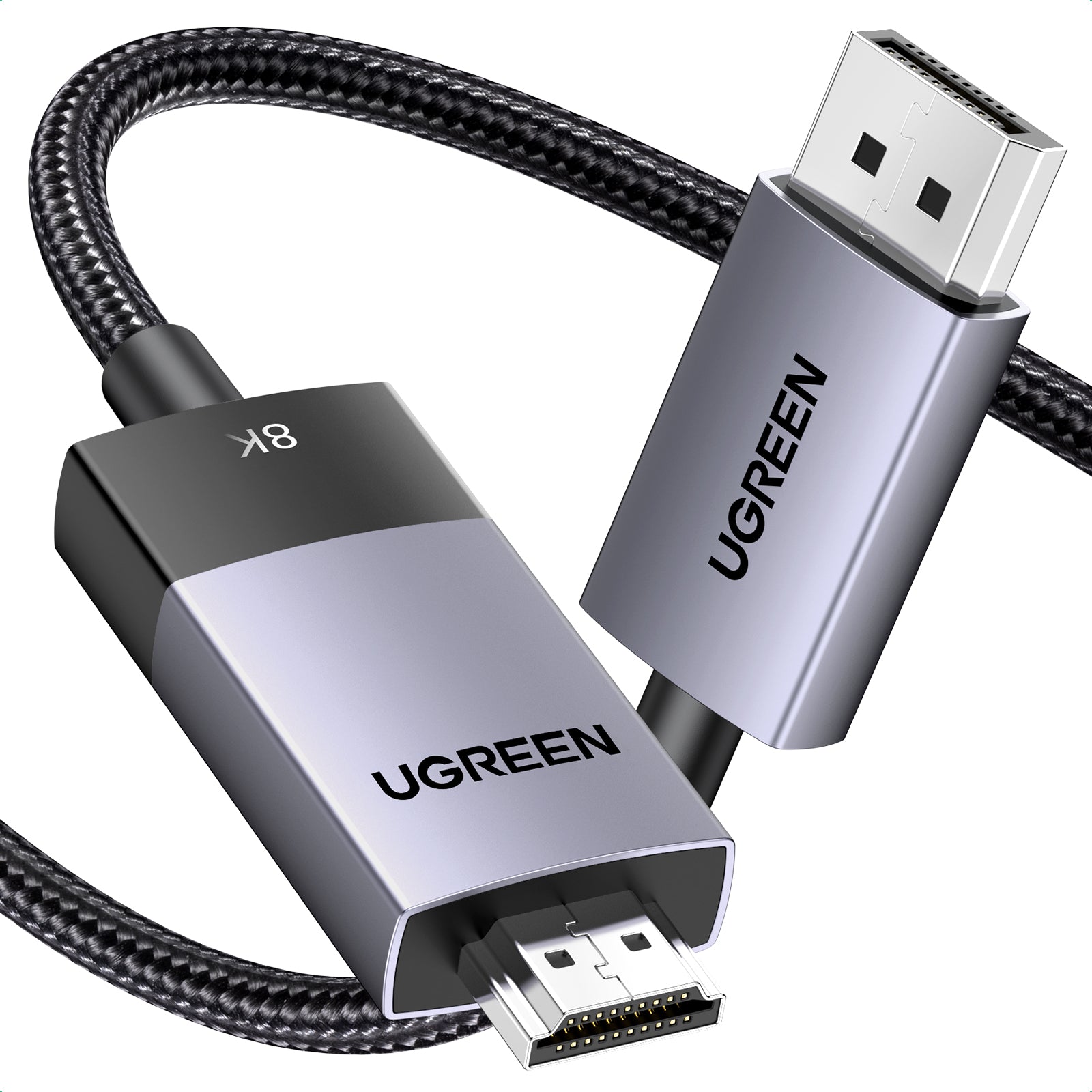 Câble DP mâle vers HDMI mâle 8K 2M