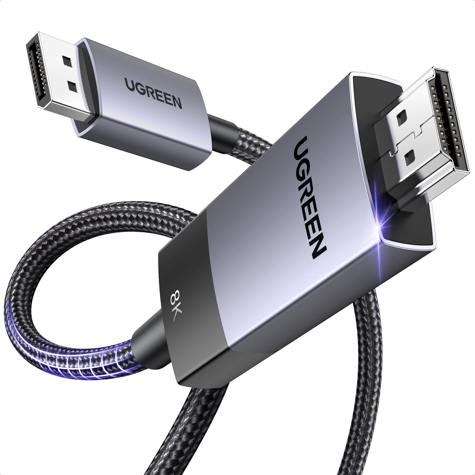 DP Male To HDMI Male 8K Cable 2M