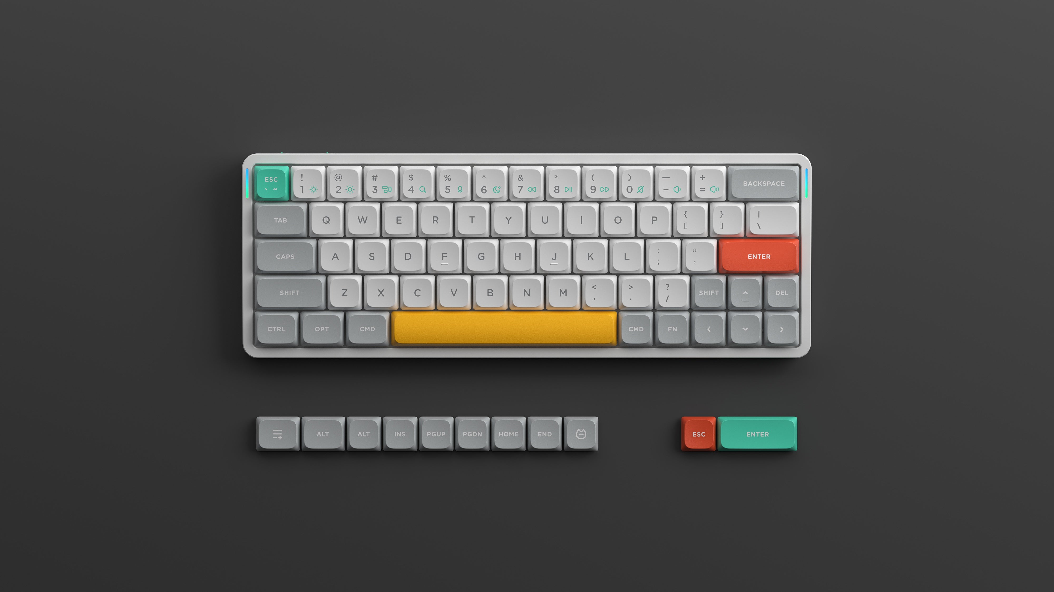 NuPhy Air60 V2 White（Cowberry） NuPhy Air60 V2 Wireless Mechanical Keyboard