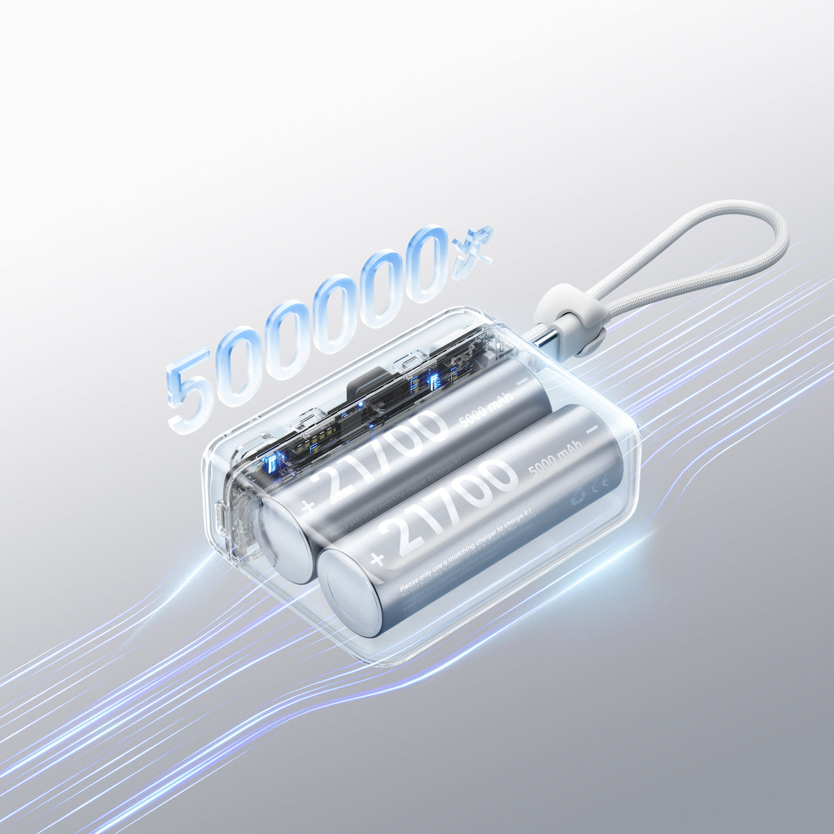 Flow go - Batterie externe 10000mAh - Bleu