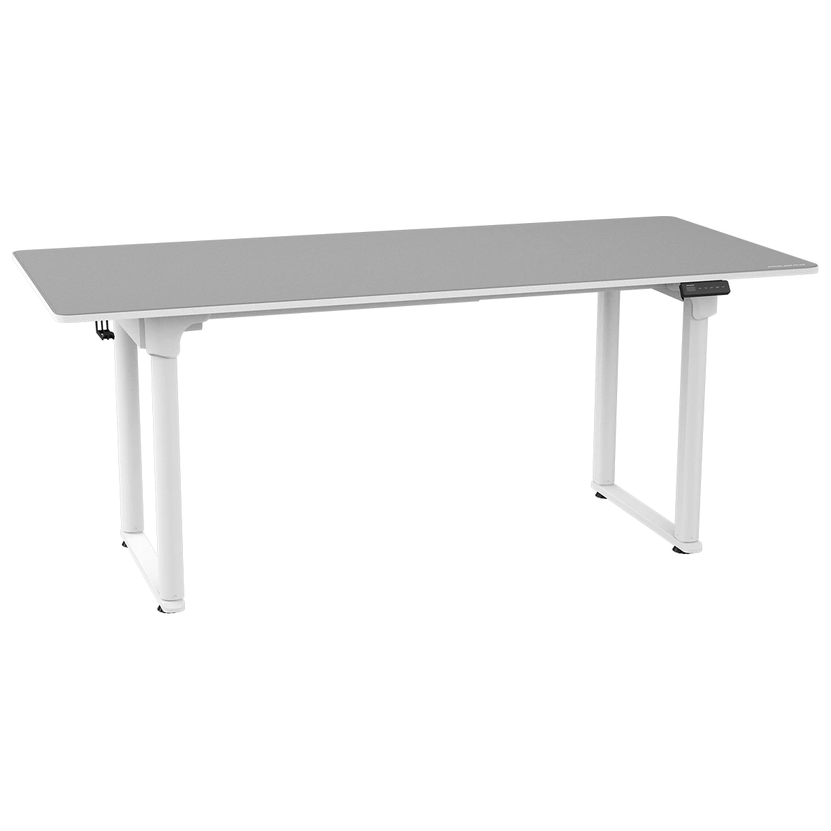 E-Grav 180 White - Height Adjustable Gaming Desk