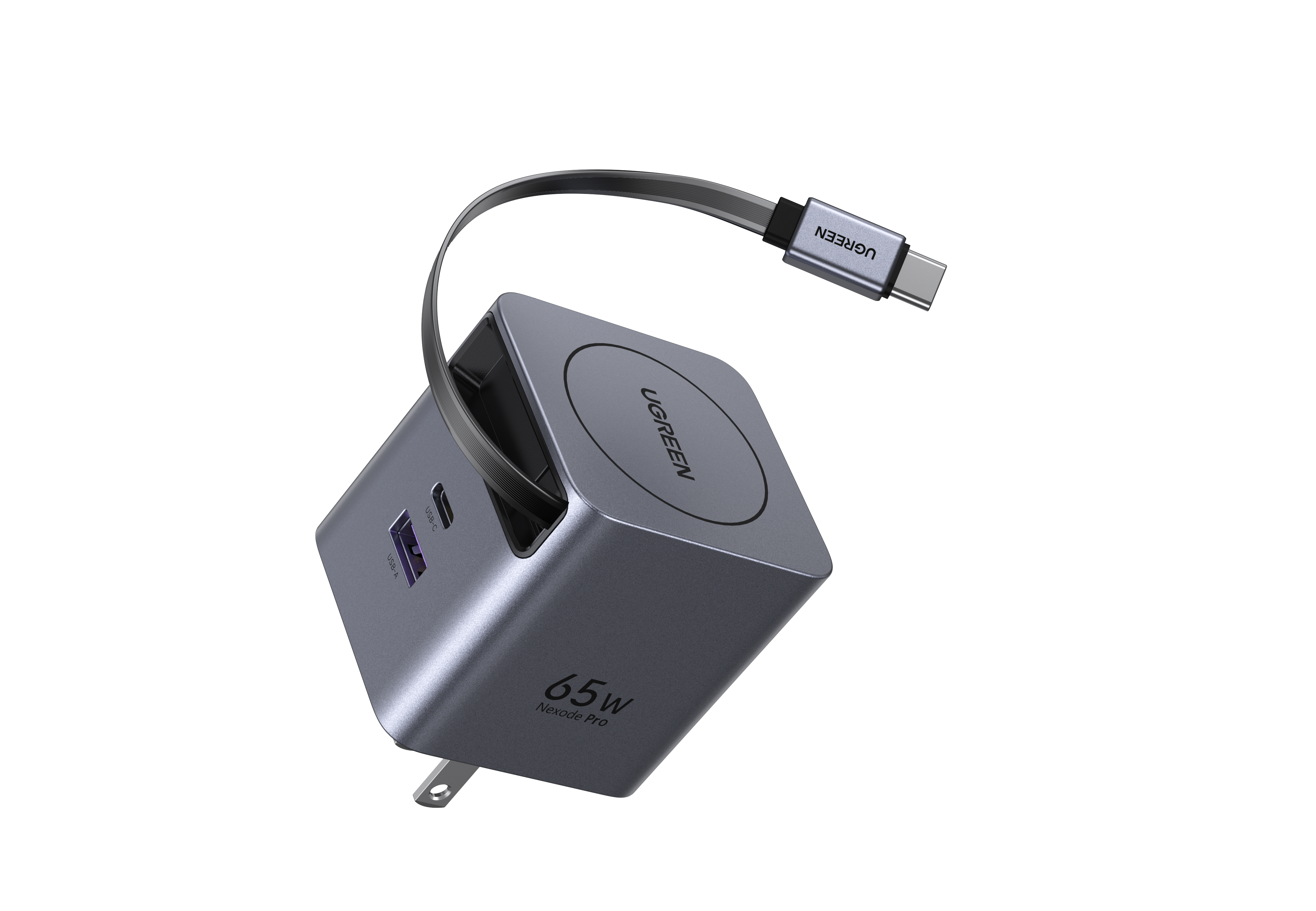 Chargeur rapide GaN 65W 2C1A