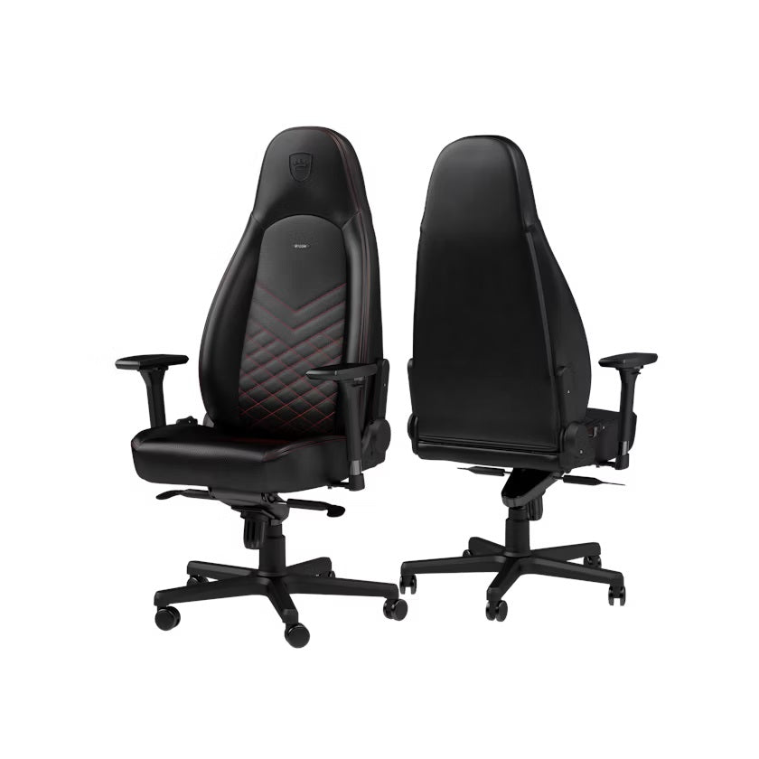 ICON Gaming Chair - black/red - PU Leather