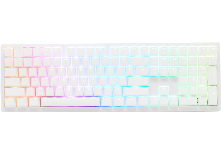 Zero 6108 - Blanc pur - Pleine taille - Cherry MX2A Silver