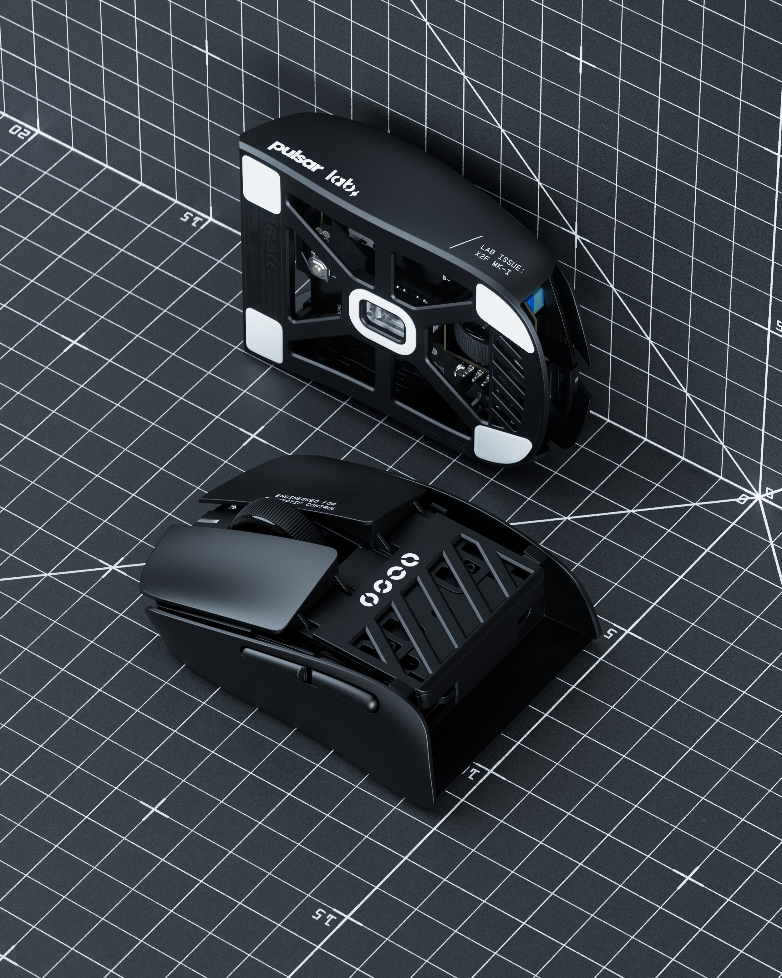 X2F - Fingertip Gaming Mouse - Black