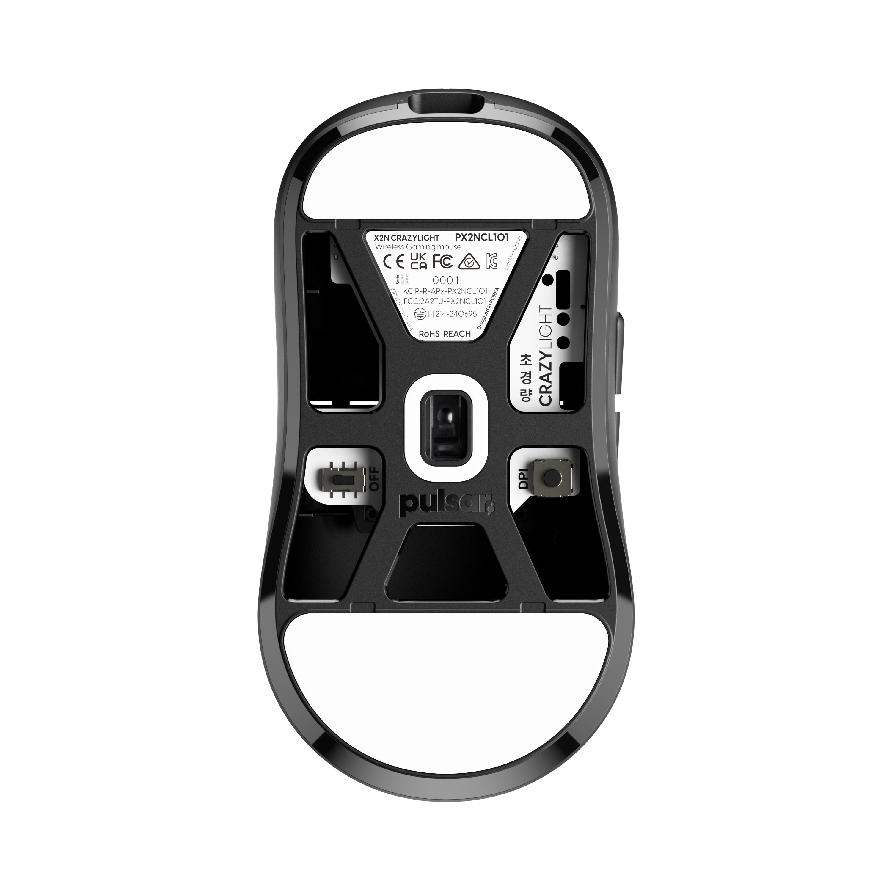 Pulsar X2N CrazyLight Mini Jet Black