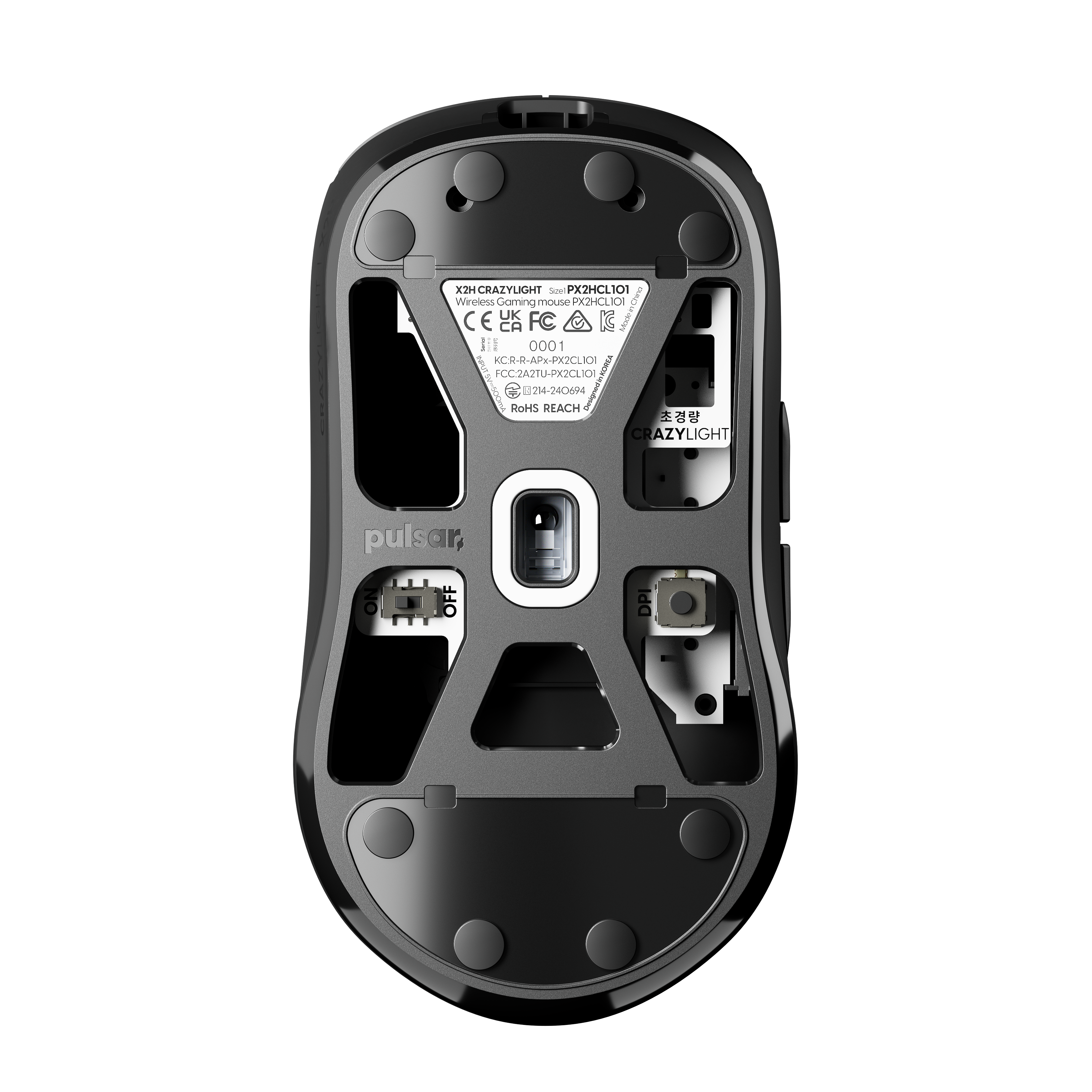 X2H CrazyLight - Moyen - Noir de jais