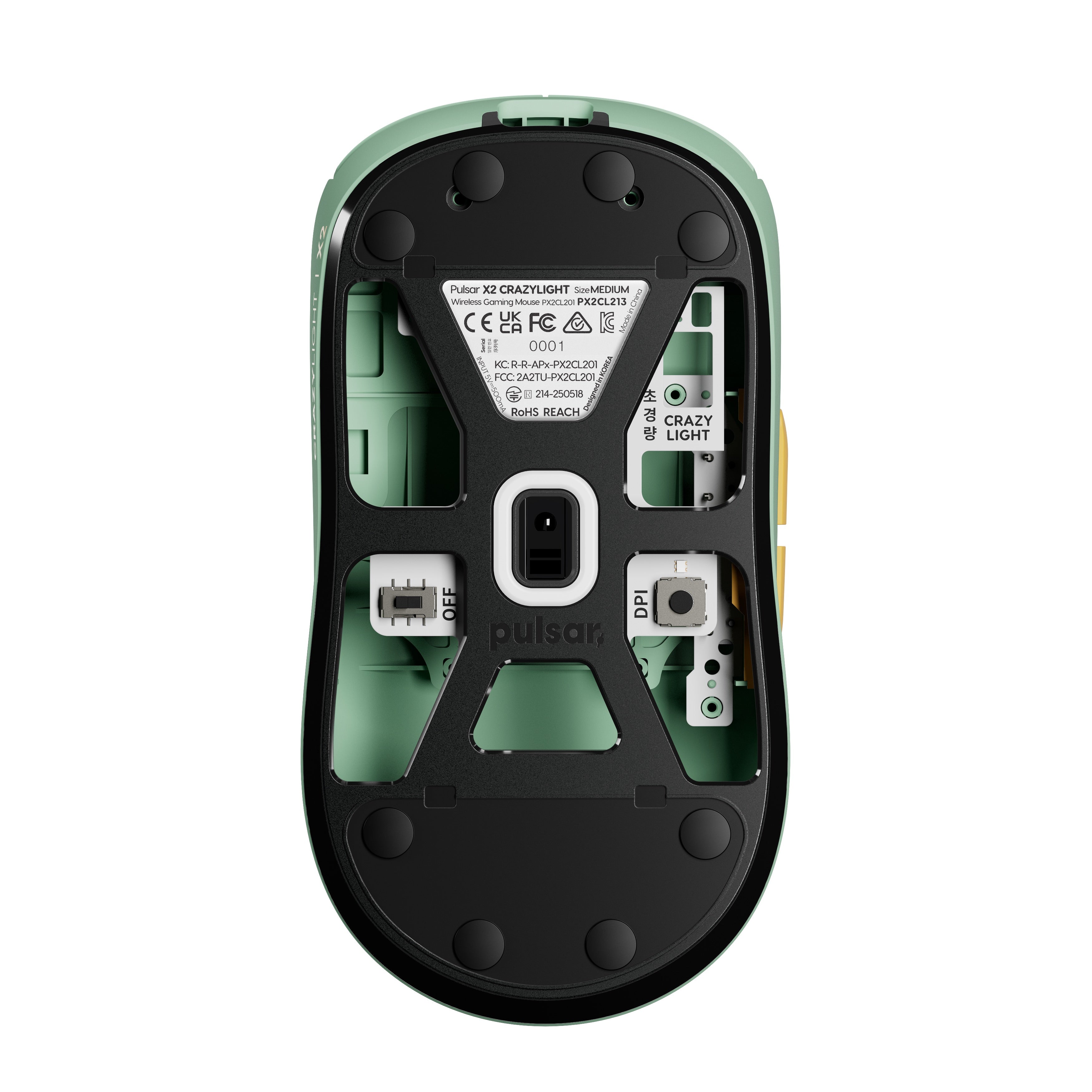 Pulsar X2 CrazyLight - Medium - Forest