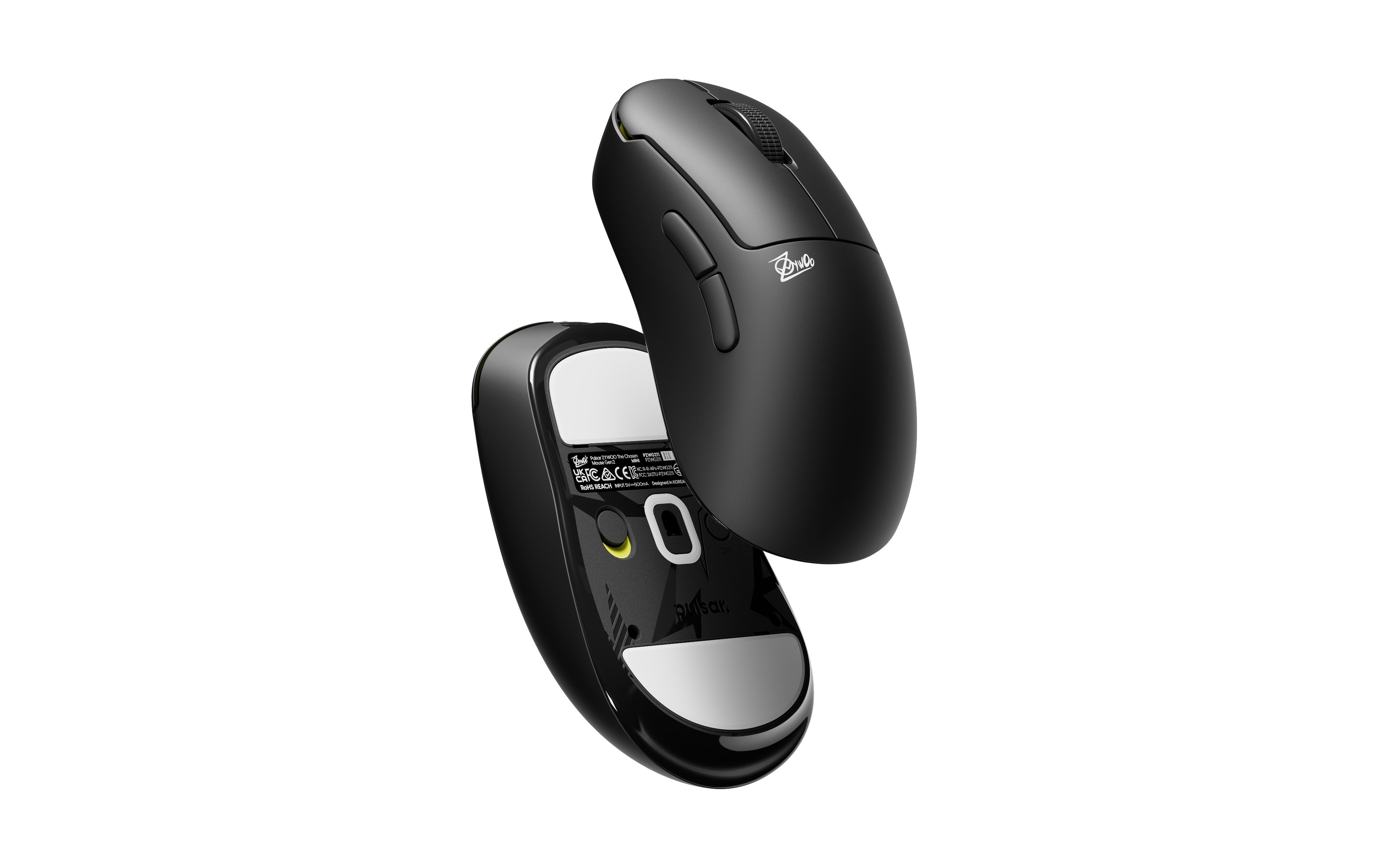 ZywOo La Souris Élue Gen.2 - Moyenne - Noire