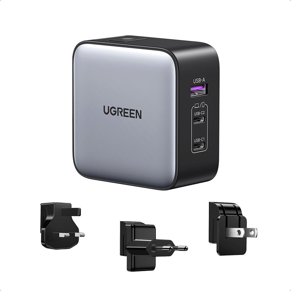 USBA 2x USB-C 65W GaN Tech Worldwide Travel Fast Charger