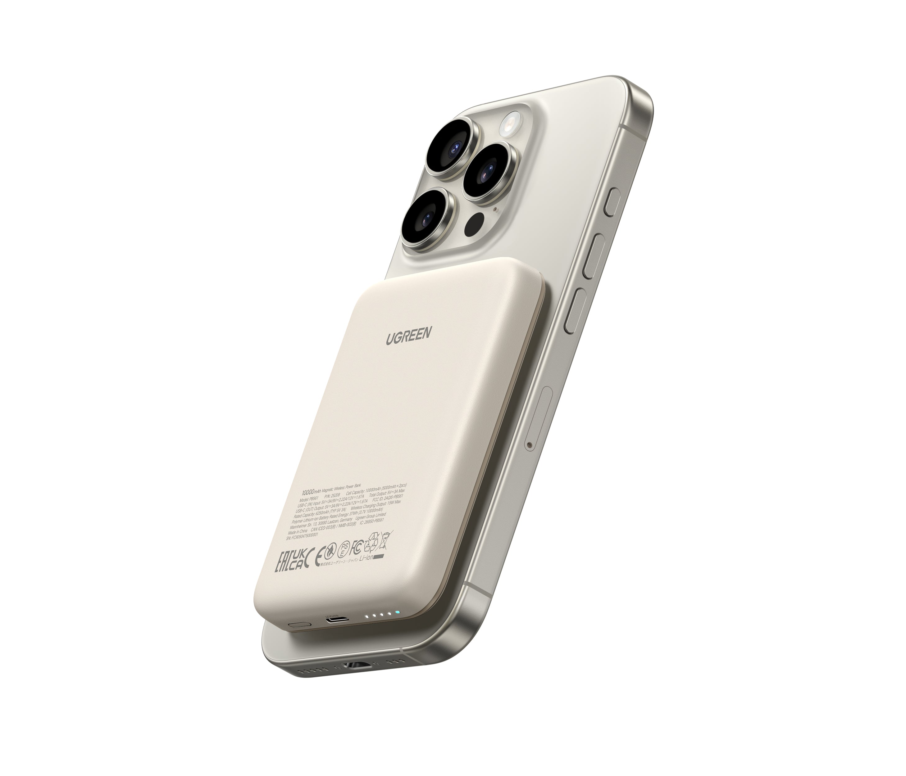 10000mAh Mini Magnetic Wireless 20W Power Bank