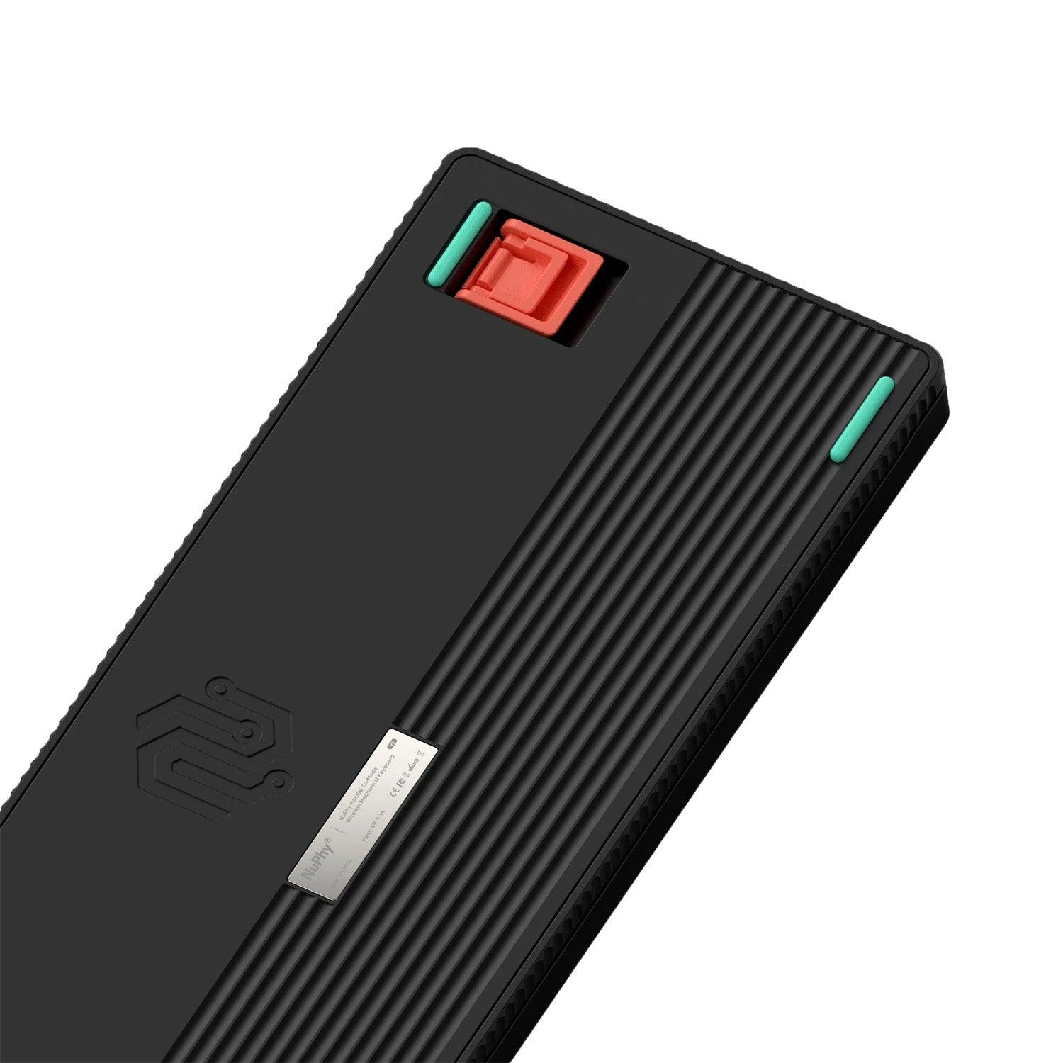 Halo75 V2 IO - Obsidian Black - Red Max Switches
