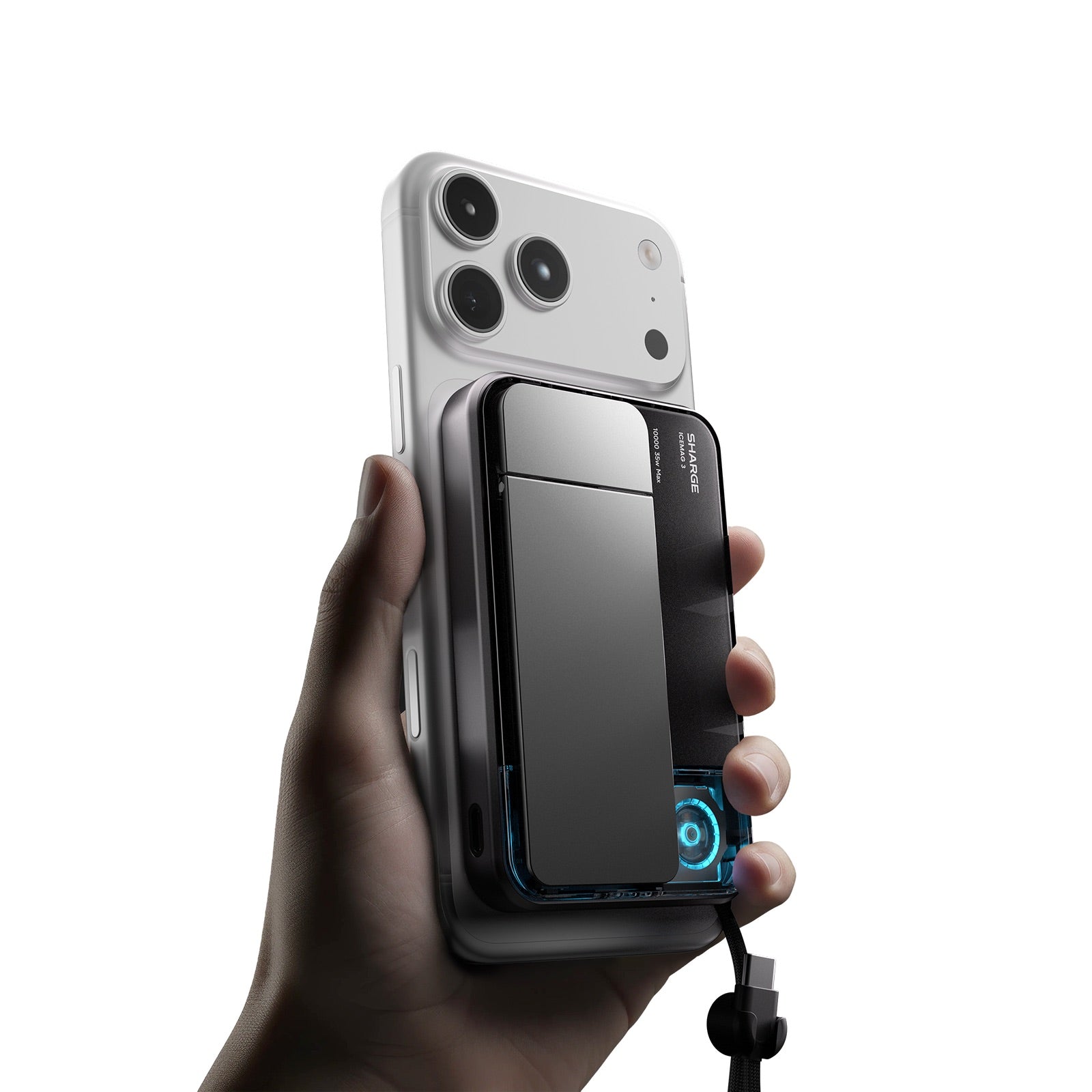 ICEMAG3 - 25W 10000 mAh Power bank - Black