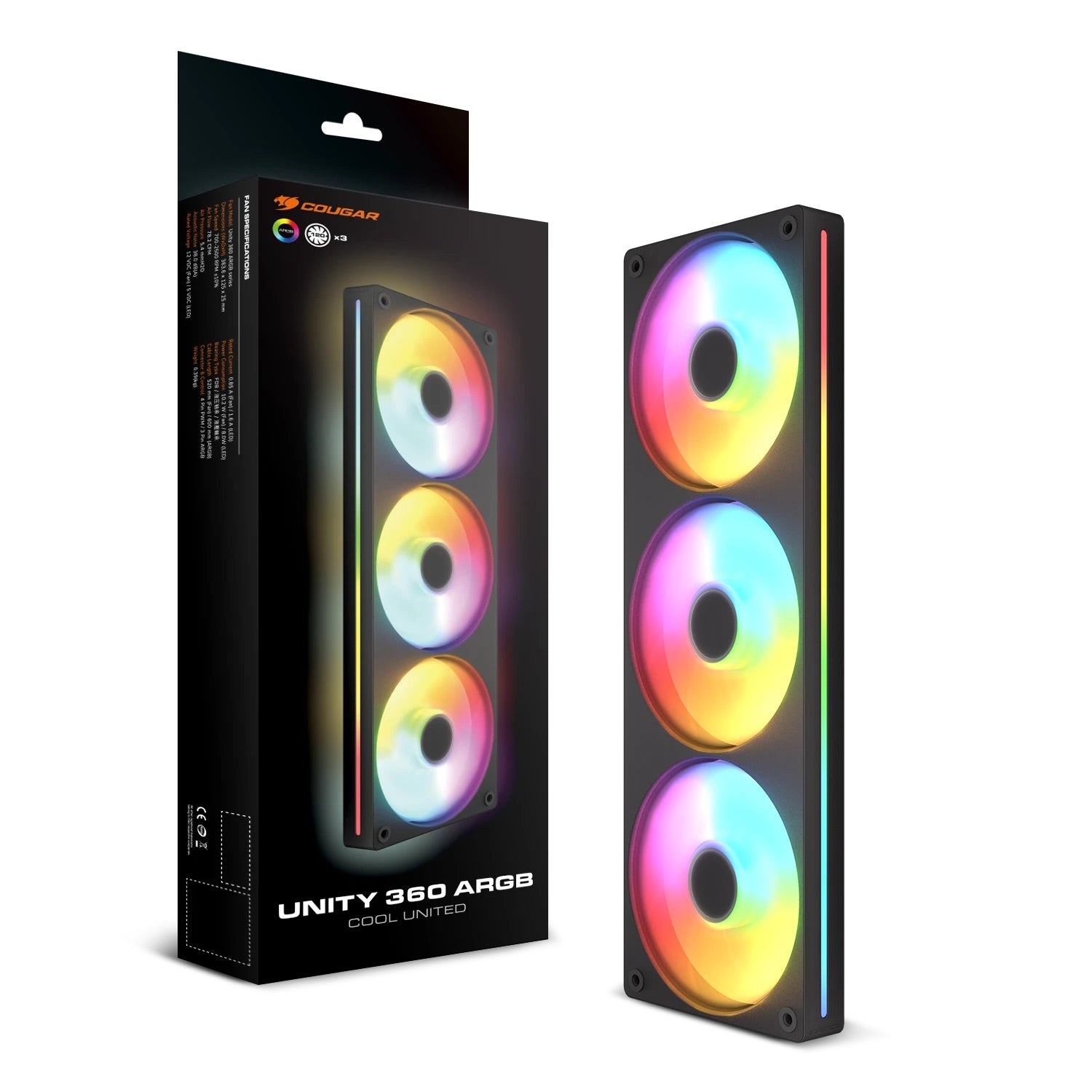 Unity 360-FB ARGB (Forward Black) - Cooling Fan