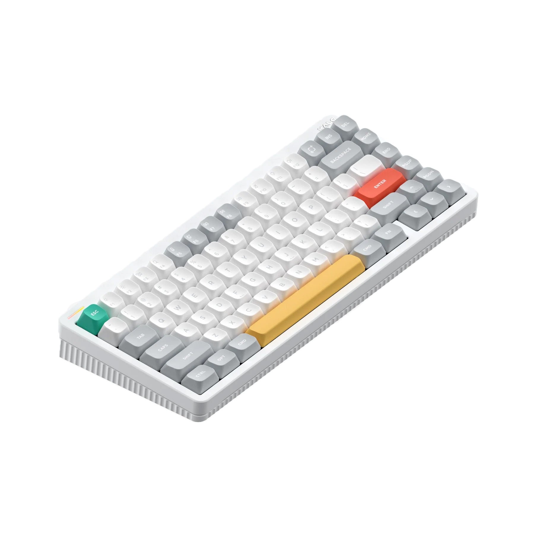Halo75 IO - Ionic White - Blush Switches