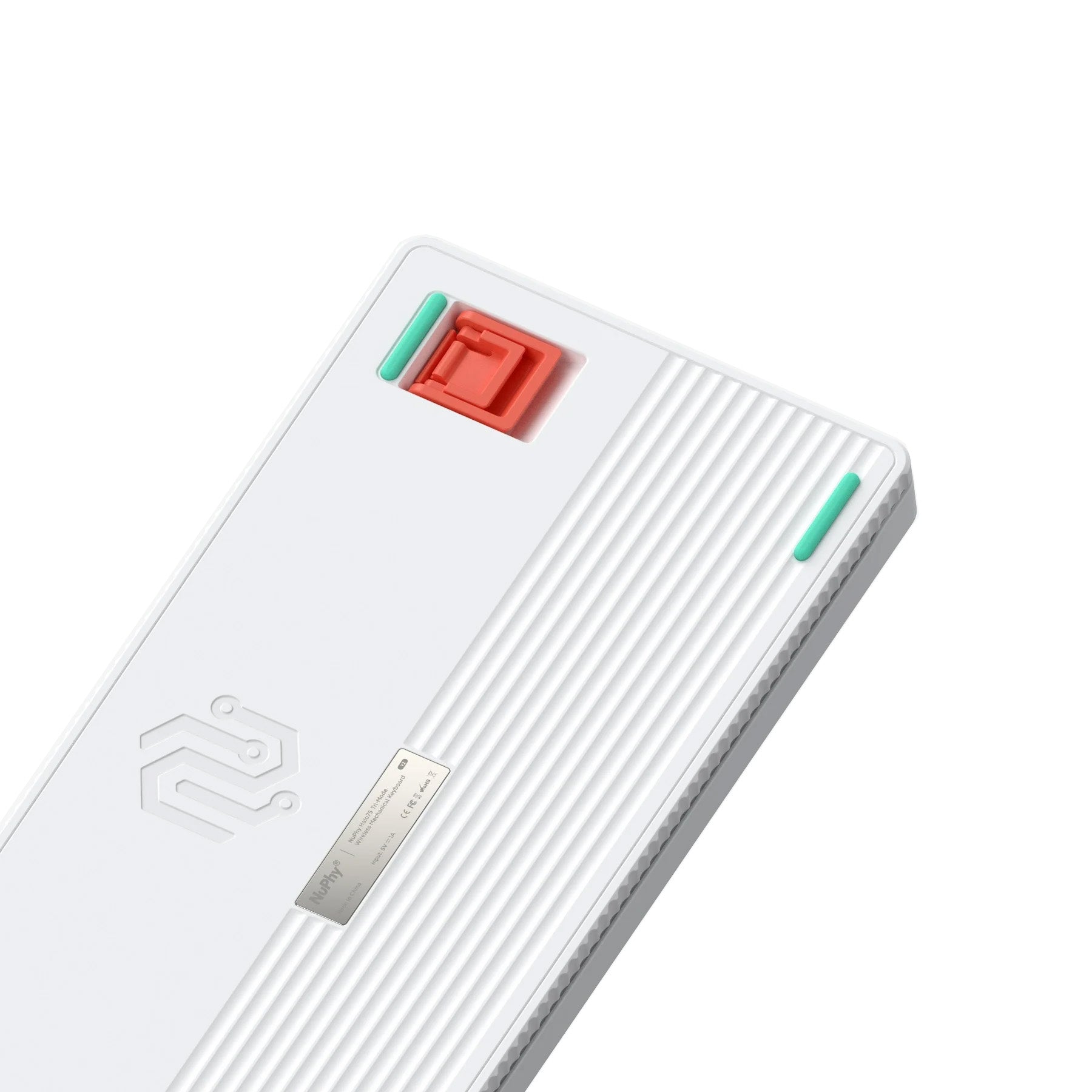 Halo75 IO - Ionic White - Blush Switches