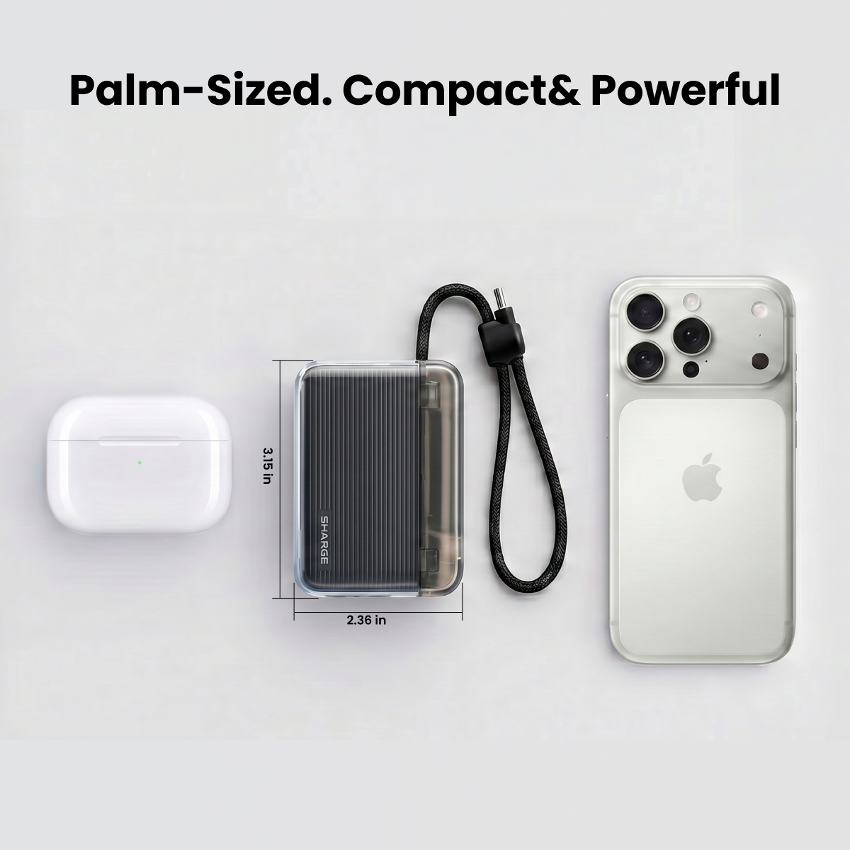 Flow go - Batterie externe 10000mAh - Blanc