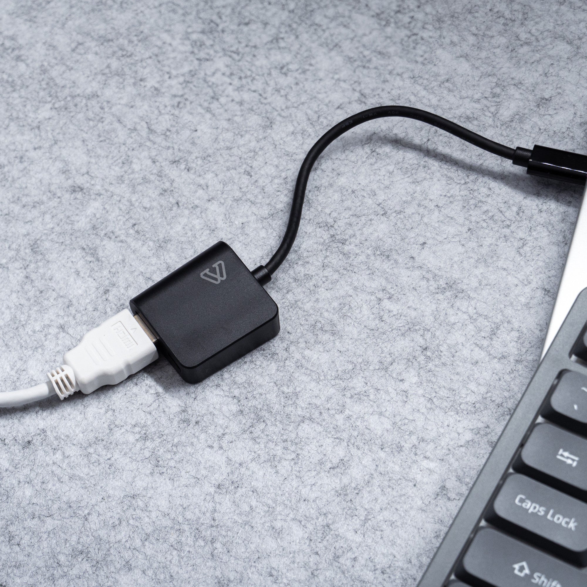 Convertisseur USB-C vers HDMI + alimentation