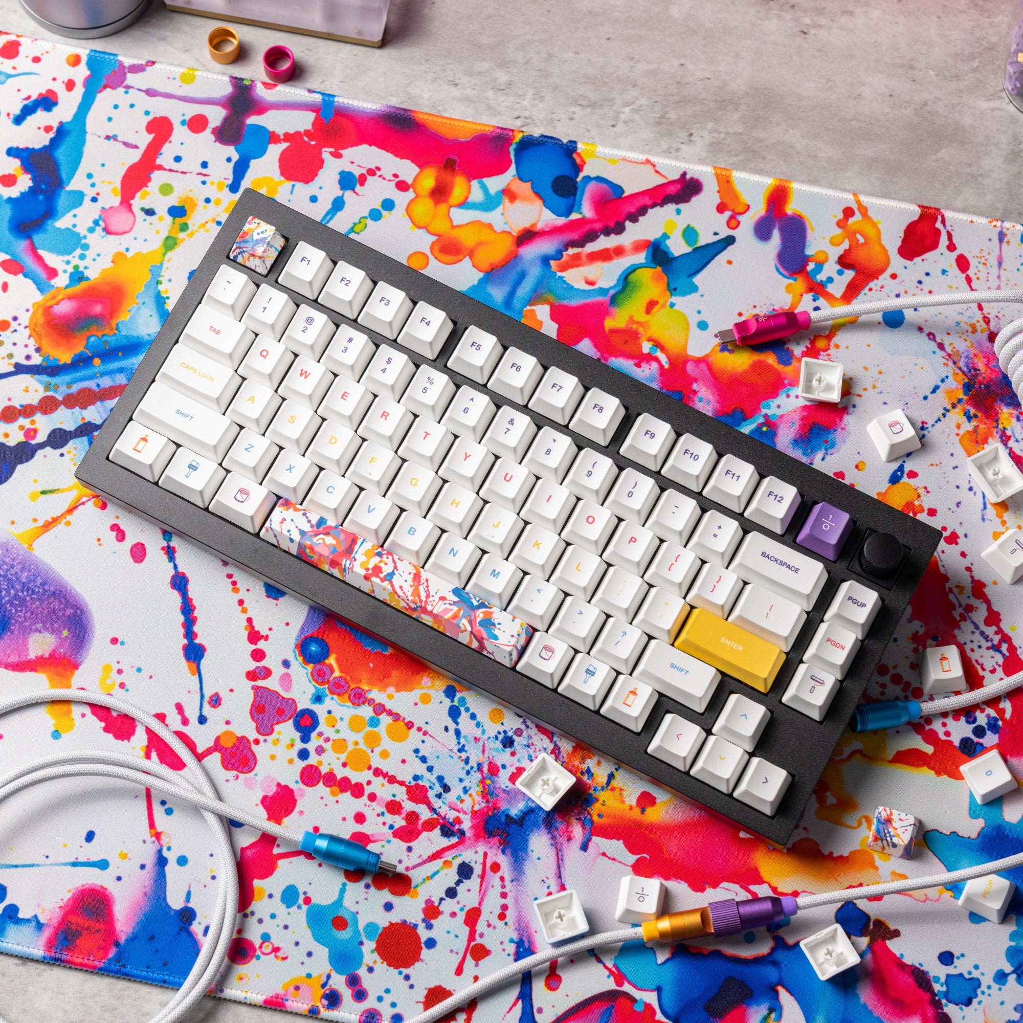 Custom Keycap Set - Happy Accidents