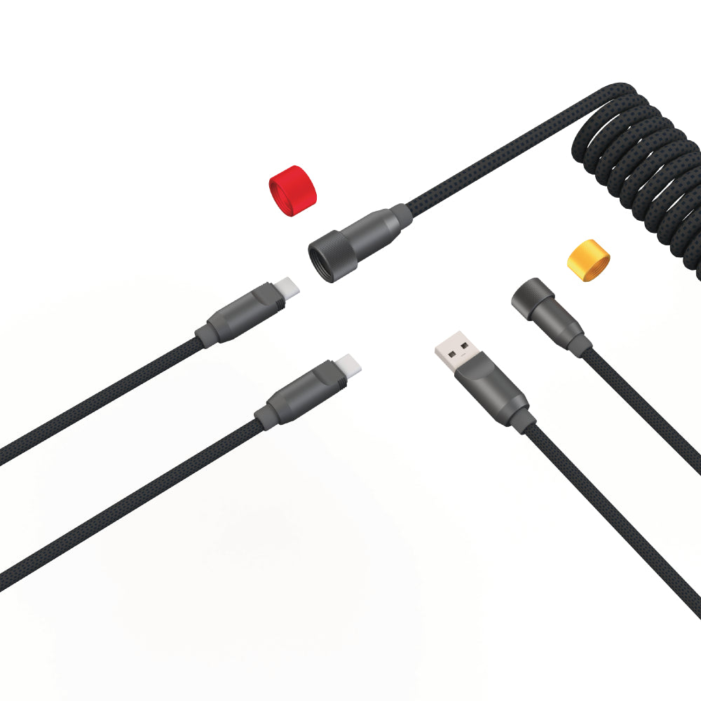 Pro Modular USB-C Keyboard Cable - Smoke
