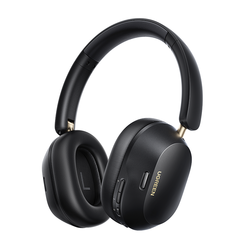 HiTune Max 5C Hybrid Active Noise-Cancelling Headphones - Black