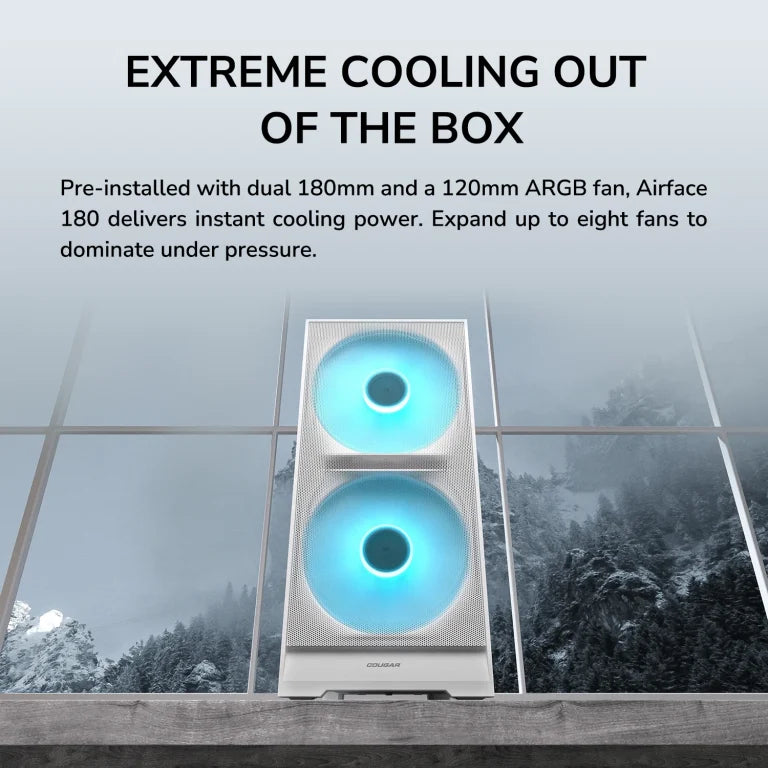 Boîtier PC AIRFACE 180 Blanc