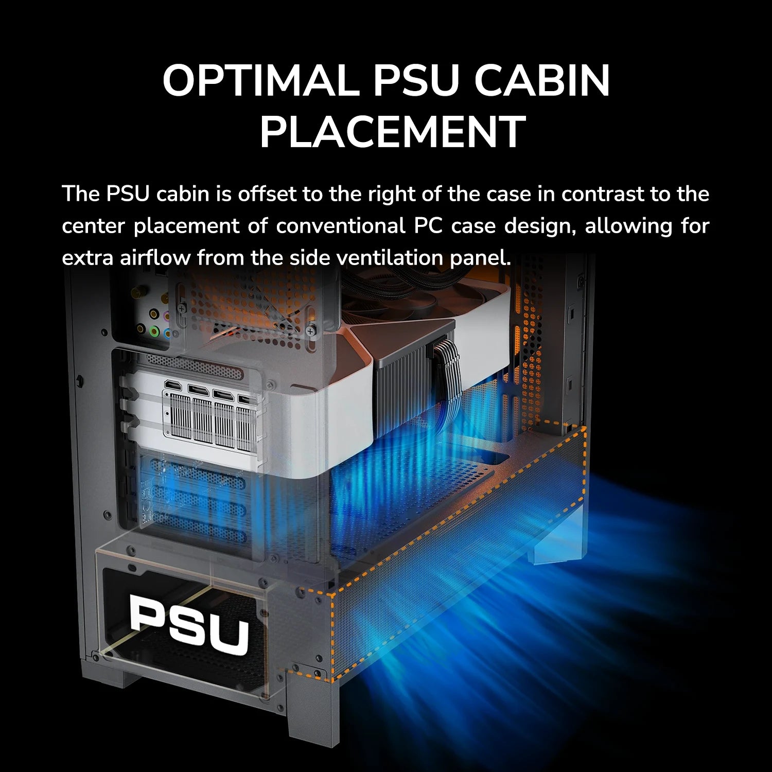 Boîtier PC AIRFACE 180 Blanc