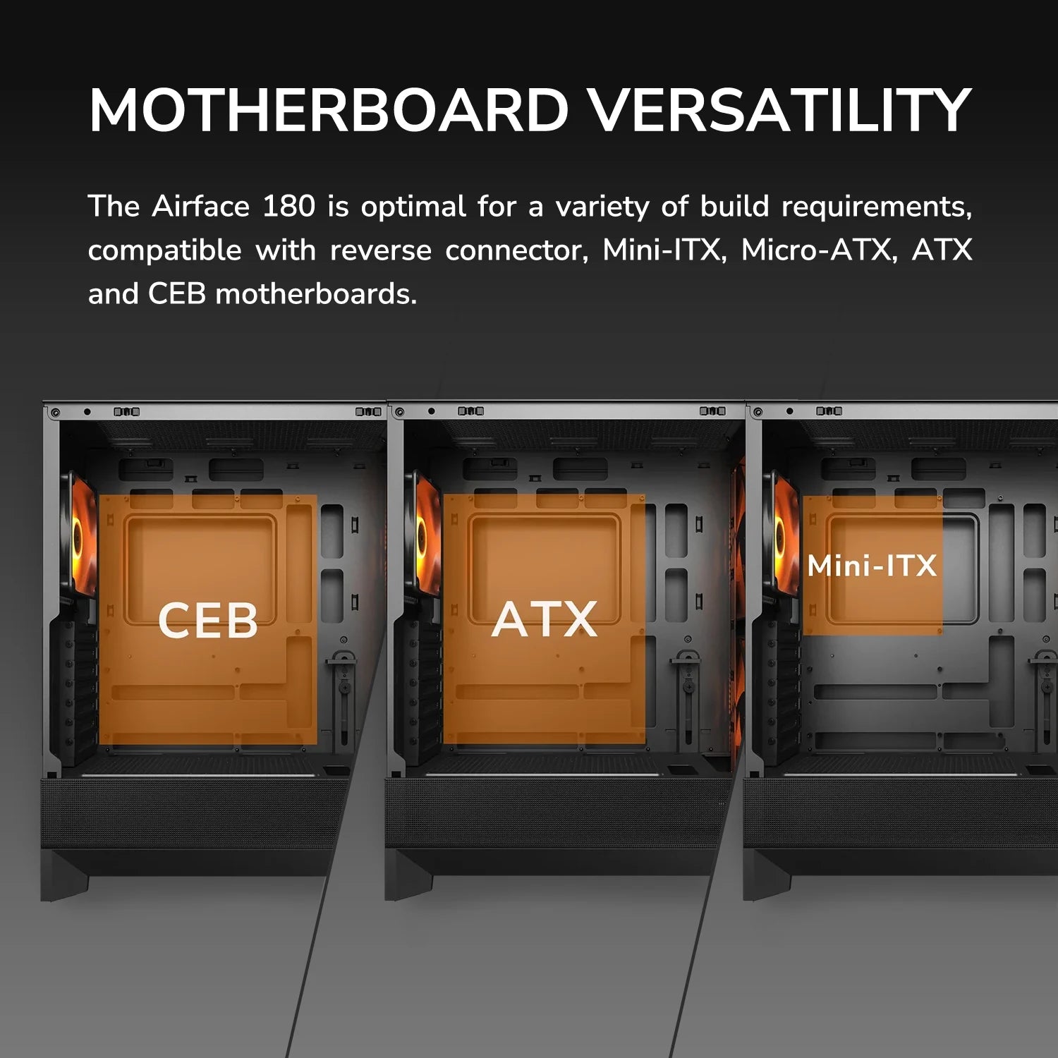 Boîtier PC AIRFACE 180 Blanc