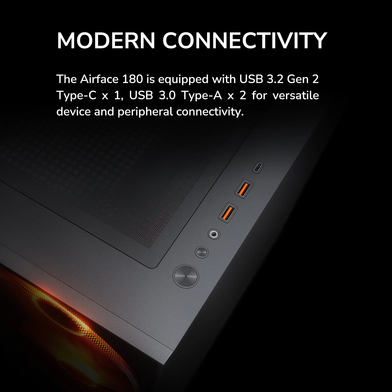 Boîtier PC AIRFACE 180 Blanc