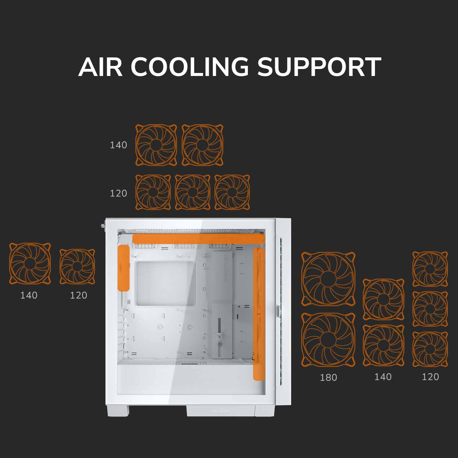 Airface ECO RGB - White - PC Case