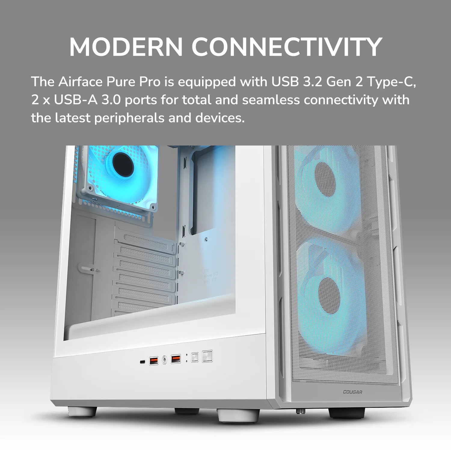 Airface Pure Pro - White - PC Case