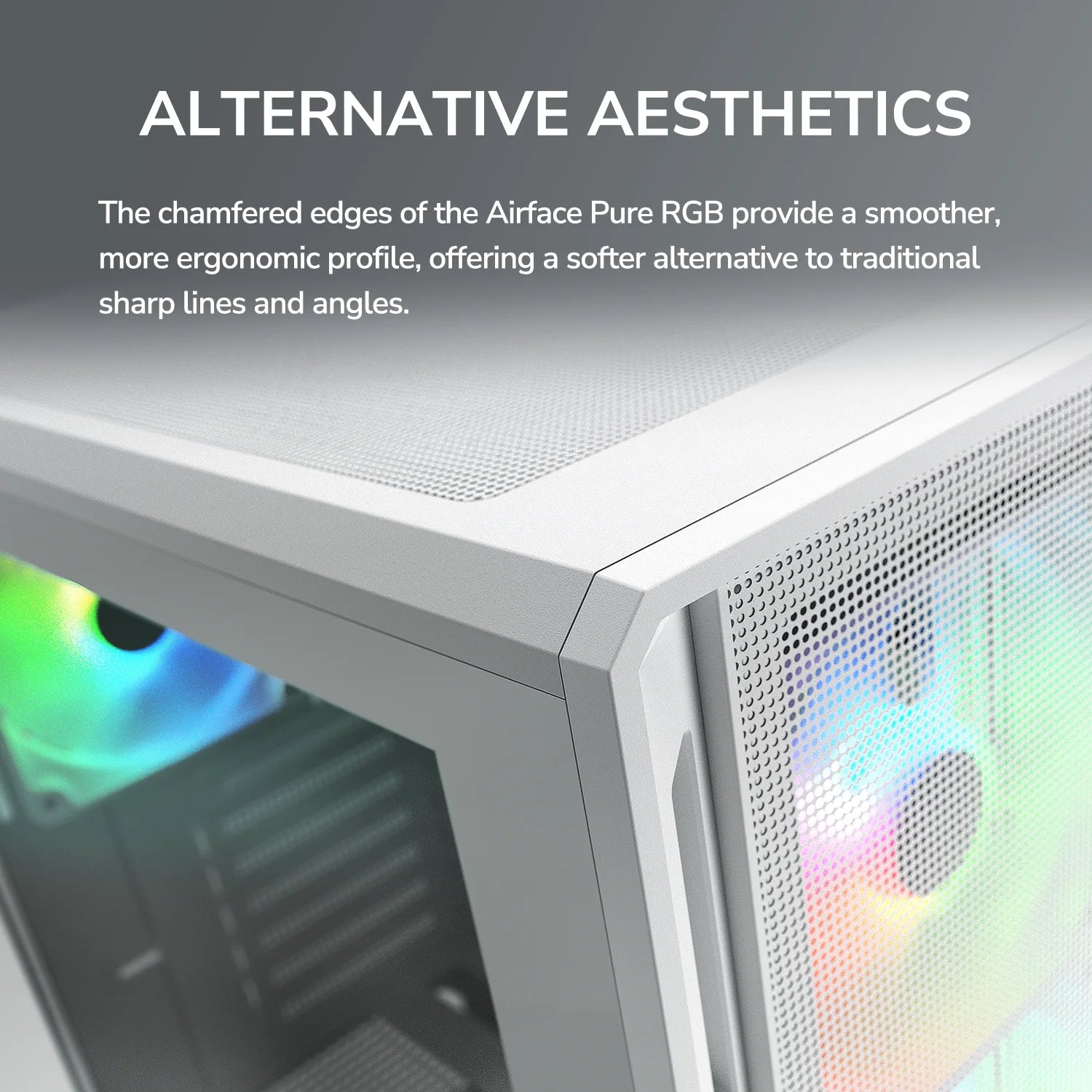Airface Pure RGB - White - PC Case