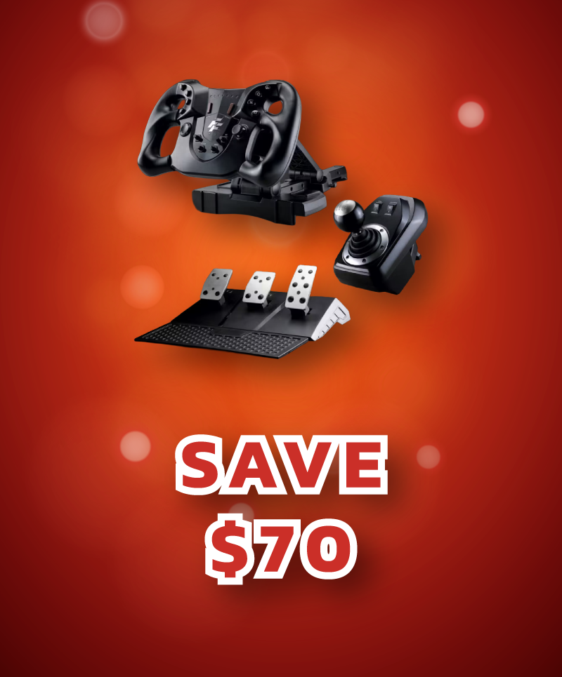BOXING WEEK: Save $70 Flashfire Racing Wheel Bundle