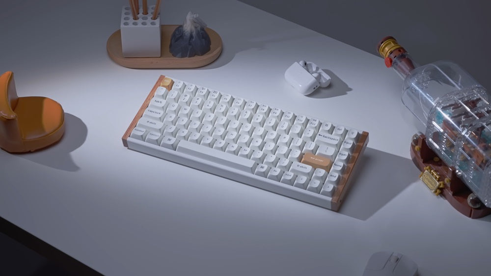 K2 HE - ABS/Aluminum Wooden -White - Hall Effect