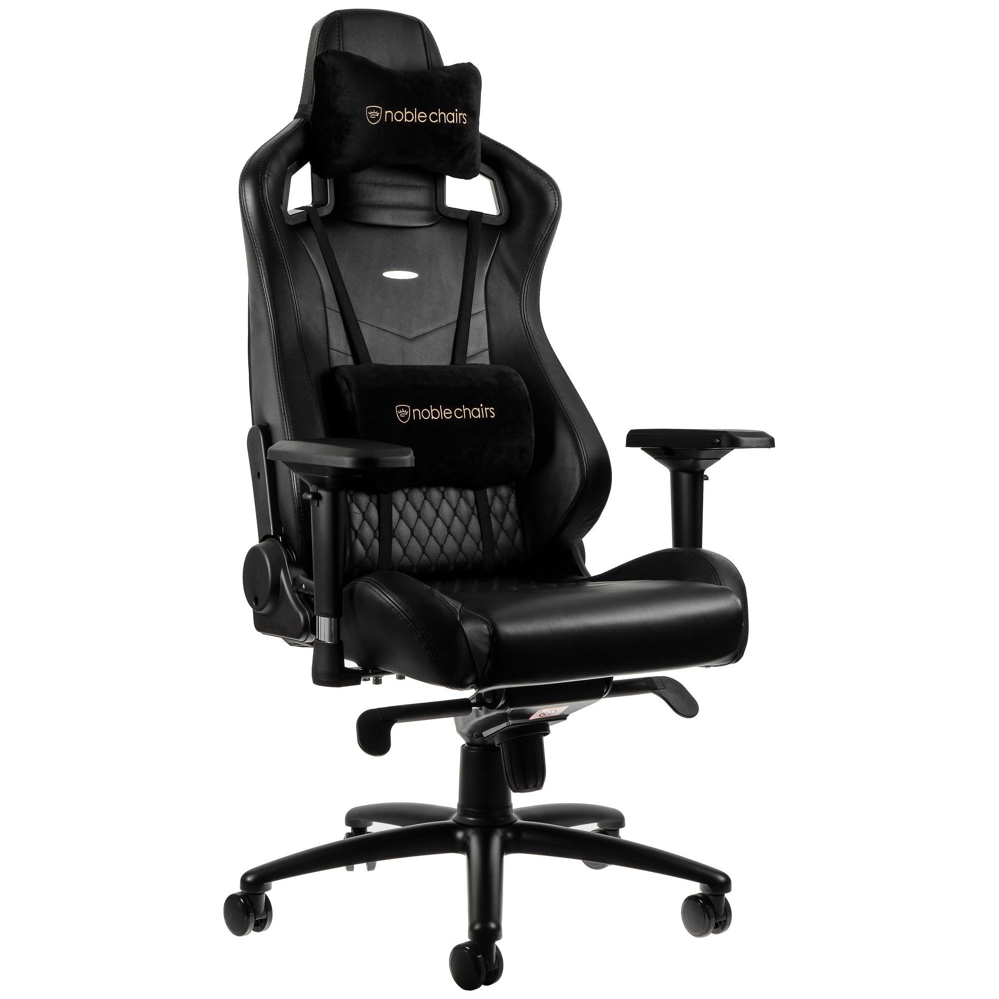 Chaise de jeu EPIC - noir - cuir véritable