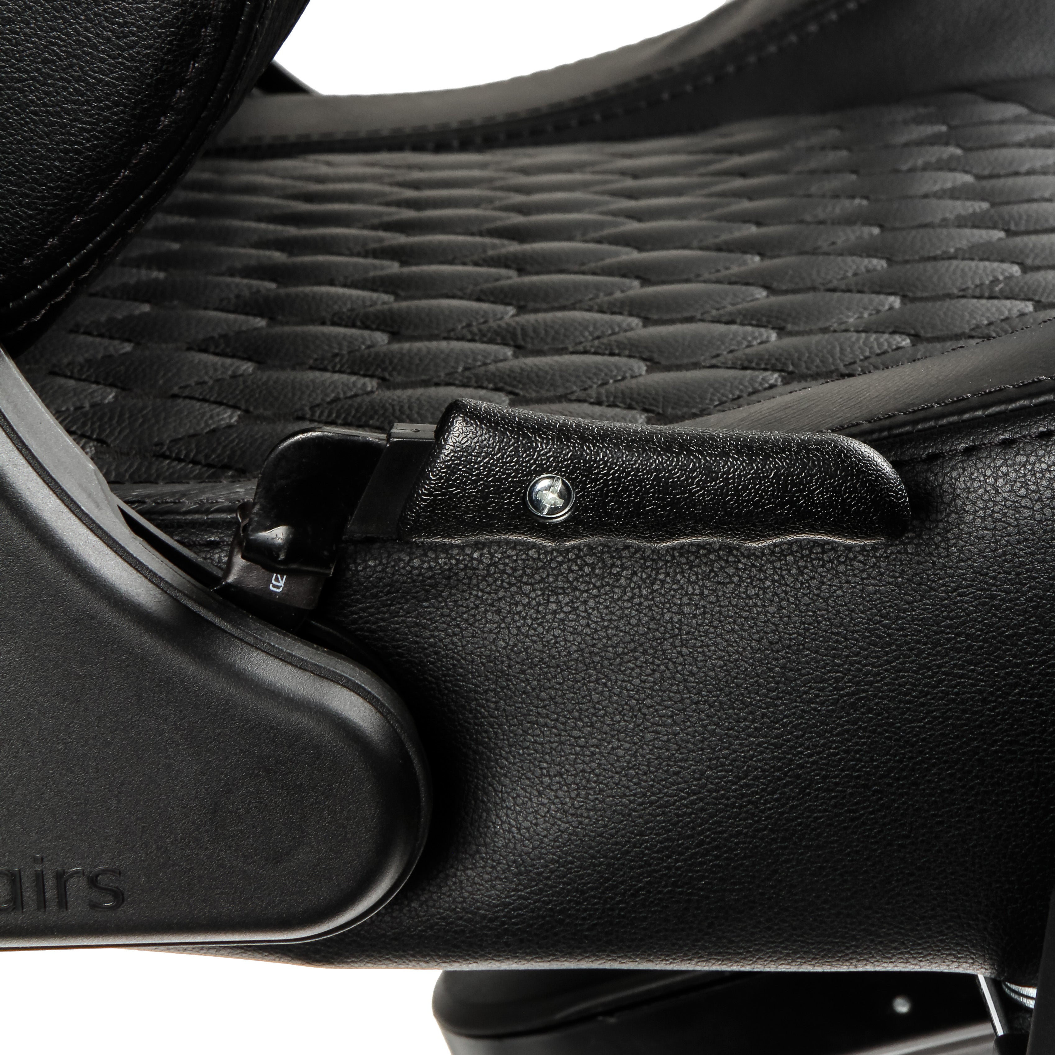 Chaise de jeu EPIC - noir - cuir véritable