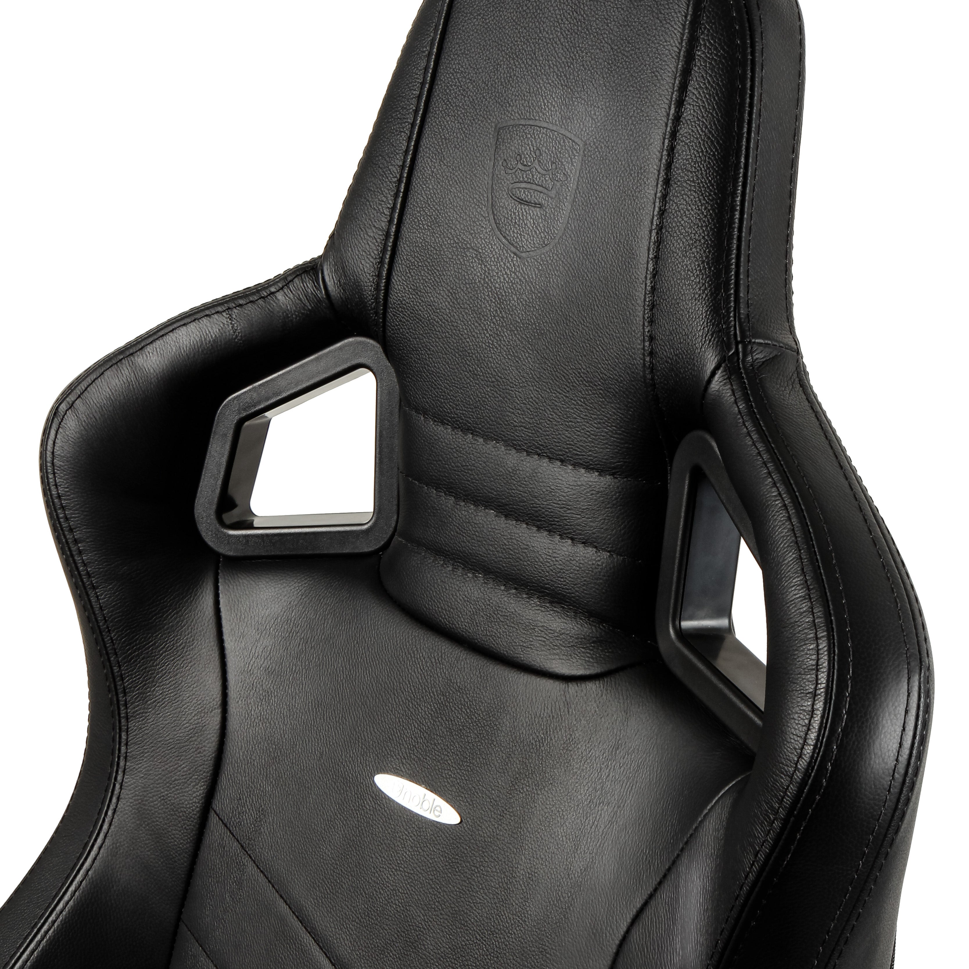 Chaise de jeu EPIC - noir - cuir véritable