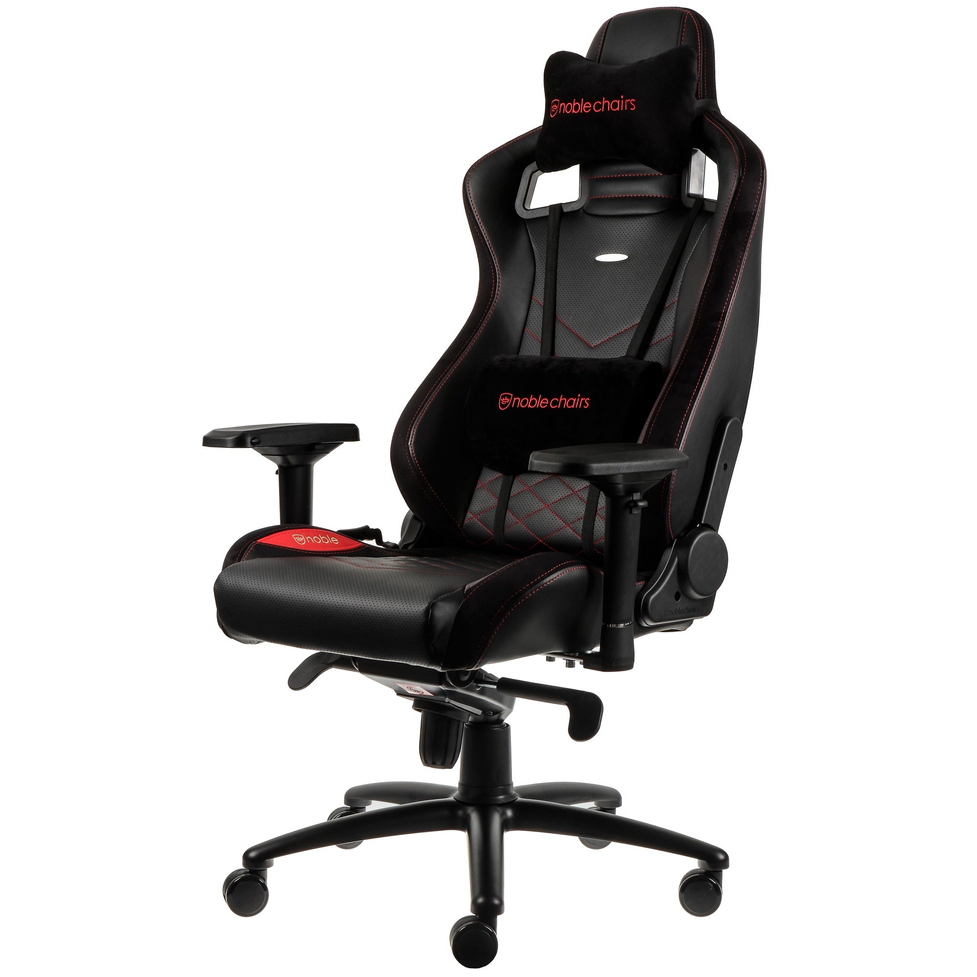 EPIC Gaming Chair - black/red - PU Leather