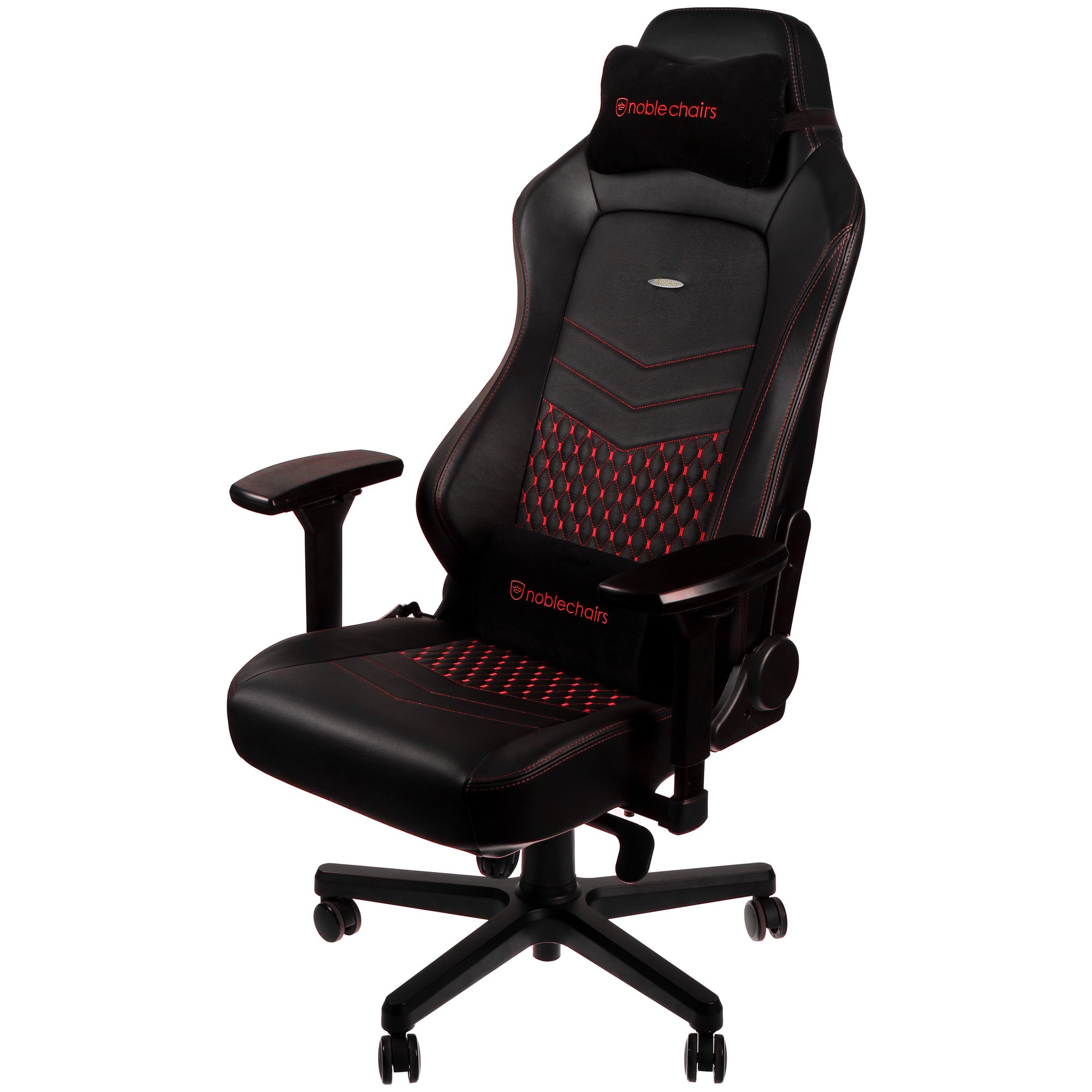 HERO Gaming Chair - black/red - Real Leather