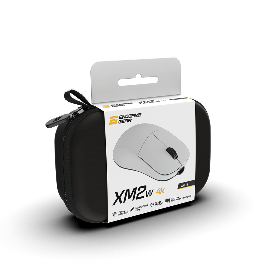 Souris de jeu sans fil XM2w 4k - Blanc